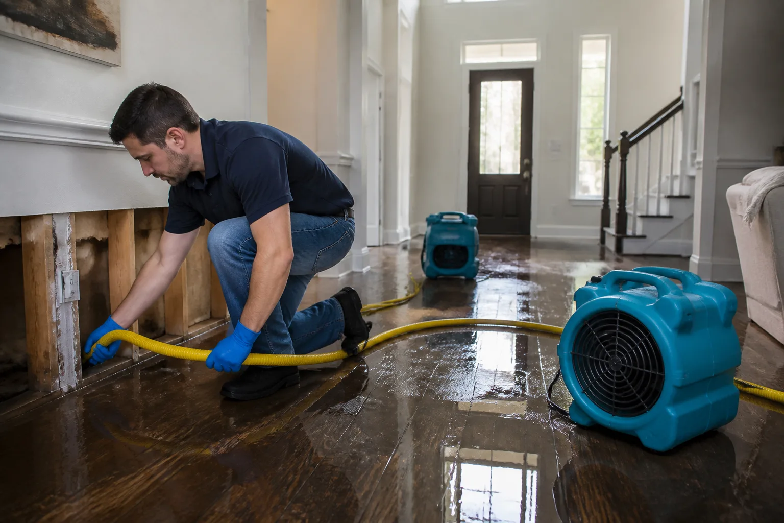 Emergency Water Damage Restoration Near Me: What Houston Homeowners Should Do First